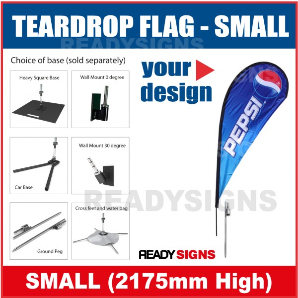 Banner Flag - Teardrop Shape - Small